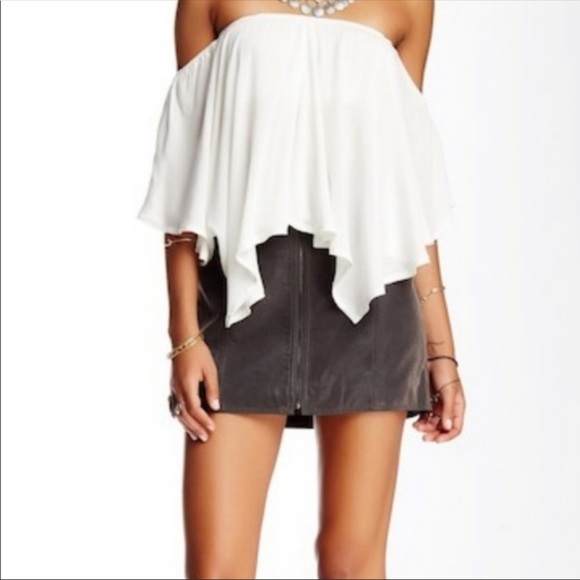 Free People Dresses & Skirts - Free People Faux Suede Skirt 6